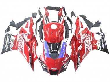 Yamaha YZF R3/R25 Motorrad Verkleidung 2019-2021 - Rot Lila Schwarz Valsir Lenovo