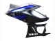 Yamaha YZF R3/R25 Motorrad Verkleidung 2022-2024 - Marble Schwarz Silber Blau Geschmiedet Carbonfaser Stil