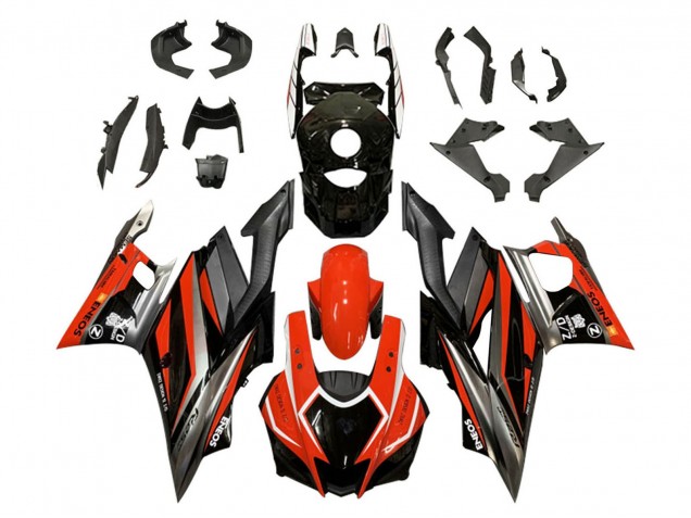 Yamaha YZF R3/R25 Motorrad Verkleidung 2022-2024 - Rot Grau Schwarz ENEOS