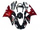 Yamaha YZF 1000 R1 Motorrad Verkleidung 1998-1999 - Glanzendes Schwarz Rot