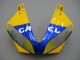 Yamaha YZF 1000 R1 Motorrad Verkleidung 2000-2001 - Weiss Gelb Blau Motul Kamel