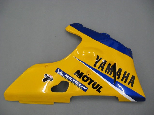Yamaha YZF 1000 R1 Motorrad Verkleidung 2000-2001 - Weiss Gelb Blau Motul Kamel