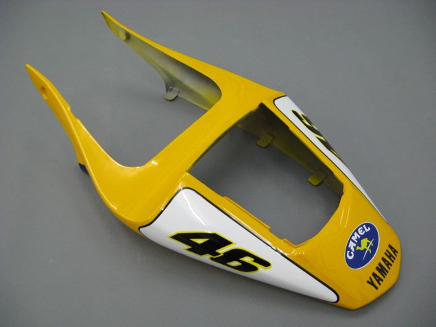 Yamaha YZF 1000 R1 Motorrad Verkleidung 2000-2001 - Weiss Gelb Blau Motul Kamel