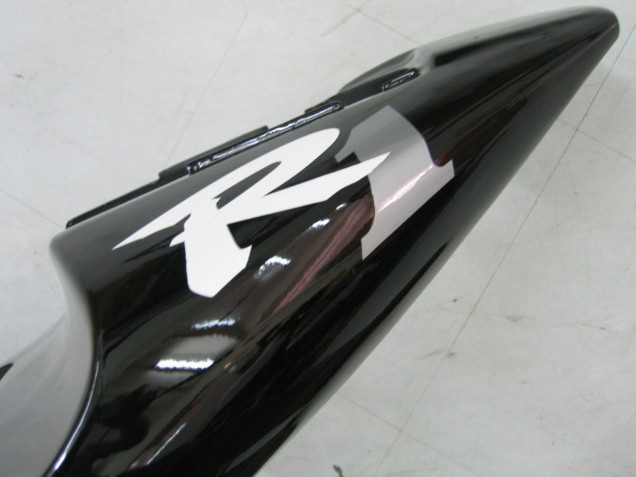 Yamaha YZF 1000 R1 Motorrad Verkleidung 2000-2001 - Glanzendes Schwarz Weiss Aufkleber