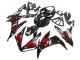 Yamaha YZF 1000 R1 Motorrad Verkleidung 2004-2006 - Glanzendes Schwarz Rot Flamme