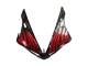 Yamaha YZF 1000 R1 Motorrad Verkleidung 2004-2006 - Glanzendes Schwarz Rot Flamme