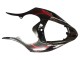 Yamaha YZF 1000 R1 Motorrad Verkleidung 2004-2006 - Glanzendes Schwarz Rot Flamme