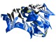 Yamaha YZF 1000 R1 Motorrad Verkleidung 2004-2006 - Blau Weiss Gelb Motul Gauloises 46