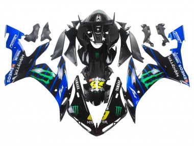 Yamaha YZF 1000 R1 Motorrad Verkleidung 2004-2006 - Blau Schwarz Gelb Grun Monster Yamalube ENEOS 69