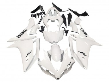 Yamaha YZF 1000 R1 Motorrad Verkleidung 2007-2008 - Weiss Schwarz