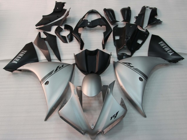 Yamaha YZF 1000 R1 Motorrad Verkleidung 2009-2011 - Silber Schwarz