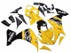 Yamaha YZF 1000 R1 Motorrad Verkleidung Kit 2009-2011 - Gelb Weiss Schwarz Streifen