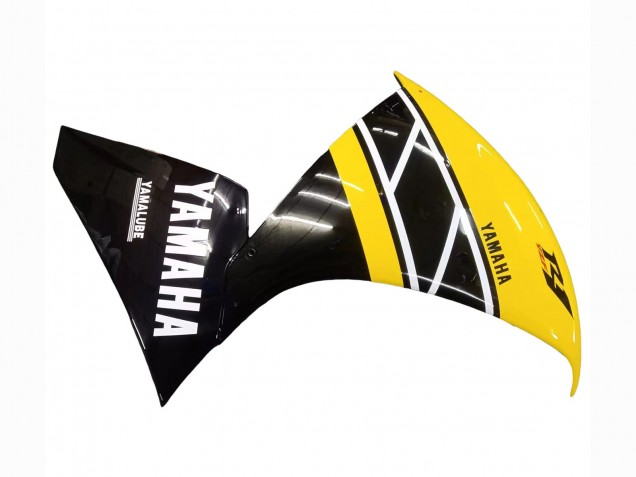 Yamaha YZF 1000 R1 Motorrad Verkleidung Kit 2009-2011 - Gelb Weiss Schwarz Streifen