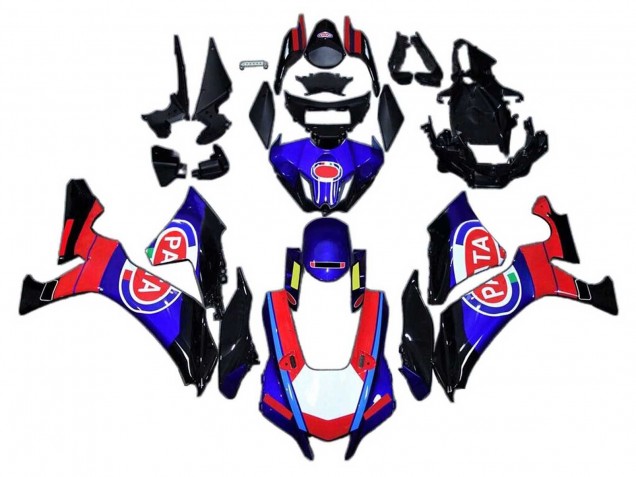 Yamaha YZF 1000 R1 Motorrad Verkleidung 2020-2025 - Blau Rot Gelb Schwarz Pata