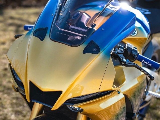 Yamaha YZF 1000 R1 Motorrad Verkleidung 2020-2025 - Blau Gold