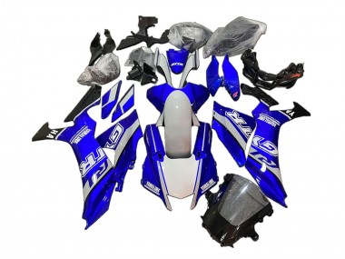 Yamaha YZF 1000 R1 Motorrad Verkleidung 2020-2025 - Weiss Blau Glanzendes Schwarz GYTR Yamalube