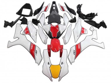 Yamaha YZF 1000 R1 Motorrad Verkleidung 2020-2025 - Weiss Rot Gelb