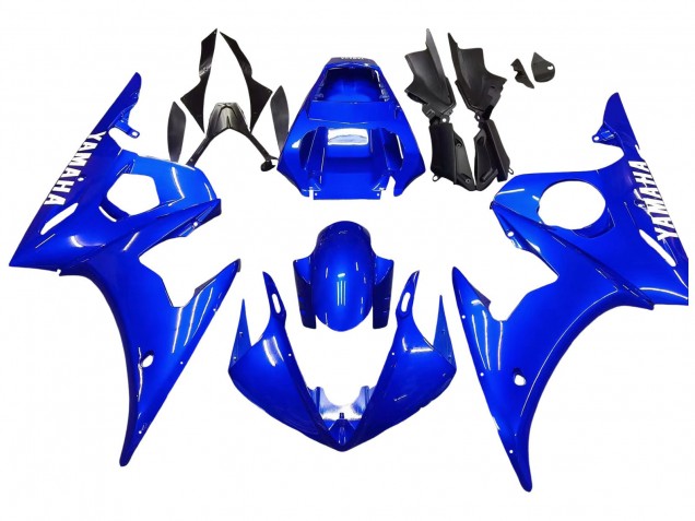 Yamaha YZF R6S Motorrad Verkleidung 2006-2009 - Blau