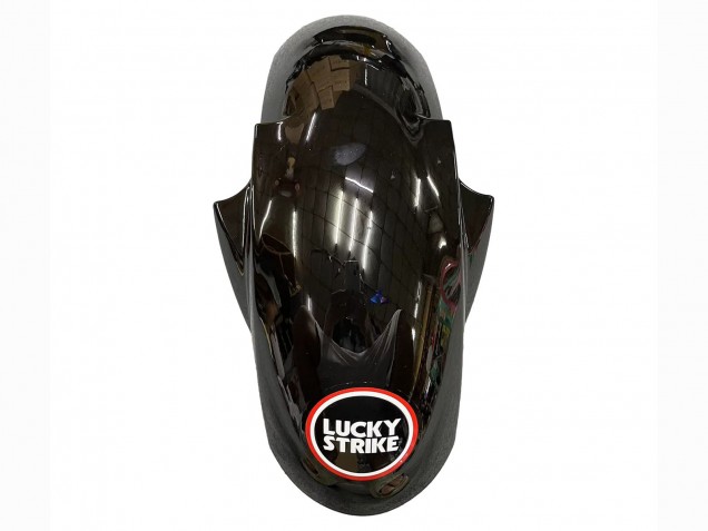 Yamaha YZF R6 Motorrad Verkleidung 2003-2004 - Glanzendes Schwarz Rot Weiss Lucky Strike Motul