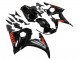 Yamaha YZF R6 Motorrad Verkleidung 2003-2004 - Glanzendes Schwarz Rot