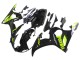 Yamaha YZF R6 Motorrad Verkleidung 2003-2004 - Glanzendes Schwarz Neon Gelb