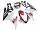 Yamaha YZF R6S Motorrad Verkleidung 2006-2009 - Weiss Rot Glanzendes Schwarz Motul
