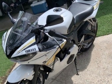 Yamaha YZF R6 Motorrad Verkleidung 2003-2004 - Weiss Gold