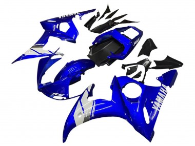 Yamaha YZF 600 R6 Motorrad Verkleidung 2005 - Blau Weiss