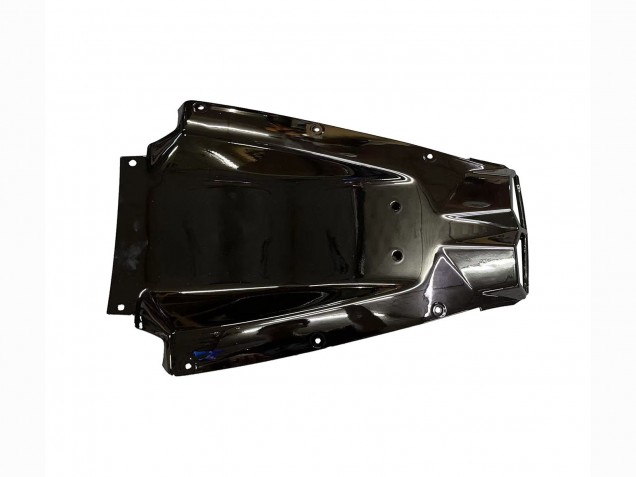 Yamaha YZF 600 R6 Motorrad Verkleidung 2005 - Glanzendes Schwarz Weiss Lucky Strike Motul