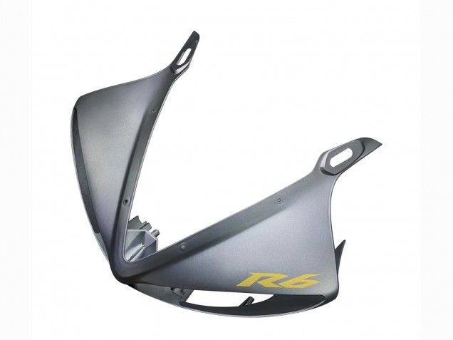 Yamaha YZF 600 R6 Motorrad Verkleidung 2005 - Grau Matt Schwarz Gold