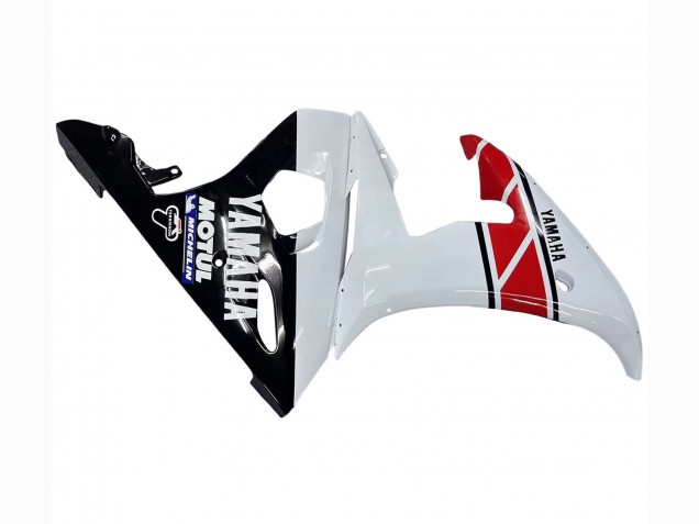 Yamaha YZF 600 R6 Motorrad Verkleidung 2005 - Weiss Schwarz Rot Motul