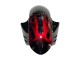 Yamaha YZF 600 R6 Motorrad Verkleidung 2005 - Schwarz mit Rot Flamme