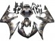 Yamaha YZF 600 R6 Motorrad Verkleidung 2005 - Matt Schwarz Grau Geometric