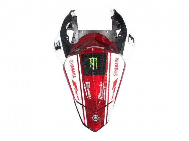 Yamaha YZF 600 R6 Motorrad Verkleidung 2006-2007 - Weiss Rot Schwarz Grun Monster Milwaukee