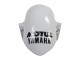 Yamaha YZF 600 R6 Motorrad Verkleidung 2006-2007 - Weiss Glanzendes Schwarz Motul Michelin