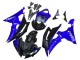 Yamaha YZF 600 R6 Motorrad Verkleidung 2008-2016 - Blau Glanzendes Schwarz