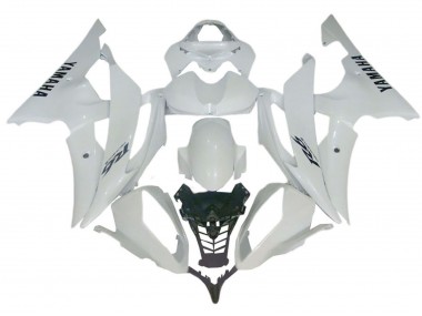 Yamaha YZF 600 R6 Motorrad Verkleidung 2008-2016 - Glanzendes Weiss