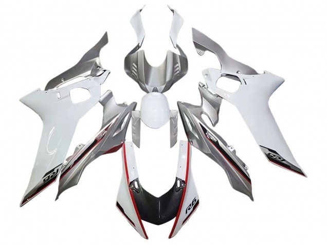 Yamaha YZF 600 R6 Motorrad Verkleidung 2017-2023 - Silber Weiss Rot Schwarz