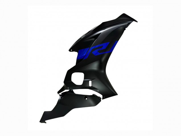 Yamaha YZF 600 R6 Motorrad Verkleidung 2017-2023 - Blau Matt Schwarz