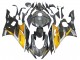 Yamaha YZF 600 R6 Motorrad Verkleidung 2017-2023 - Gold Schwarz Carbonfaser