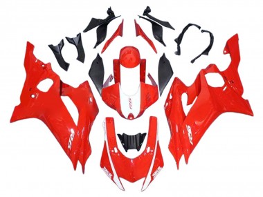 Yamaha YZF 600 R6 Motorrad Verkleidung 2017-2023 - Rot Weiss