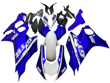 Yamaha YZF 600 R6 Motorrad Verkleidung 2017-2023 - Weiss Blau GYTR
