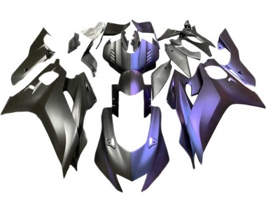 Yamaha YZF 600 R6 Motorrad Verkleidung 2017-2023 - Matt Schwarz Lila