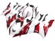 Yamaha YZF 600 R6 Motorrad Verkleidung 2017-2023 - Weiss Rot Schwarz
