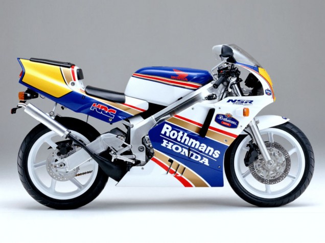 Honda VTR1000F Motorrad Verkleidung 1997-2005 - Weiss Blau Gold Rothmans