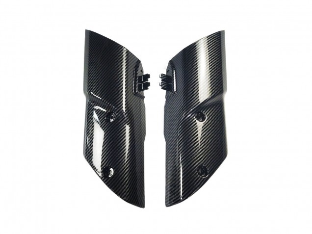 Kawasaki Z1000 Motorrad Verkleidung 2010-2013 - Schwarze Carbonfaser
