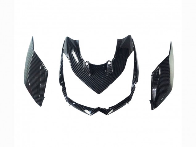 Kawasaki Z1000 Motorrad Verkleidung 2010-2013 - Schwarze Carbonfaser
