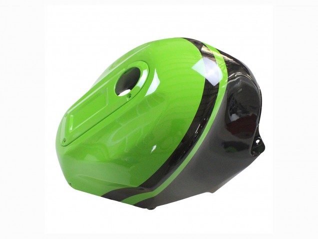 Kawasaki ZX12R Motorrad Verkleidung 2002-2006 - Grun Glanzendes Schwarz Elf Touch4 Monster