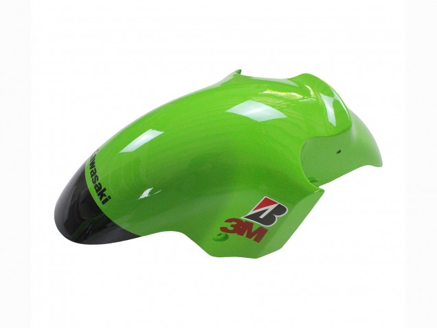 Kawasaki ZX12R Motorrad Verkleidung 2002-2006 - Grun Glanzendes Schwarz Elf Touch4 Monster