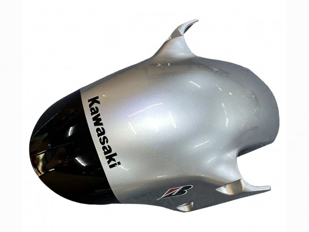 Kawasaki ZX9R Motorrad Verkleidung 2002-2003 - Silber Glanzendes Schwarz Monster Elf